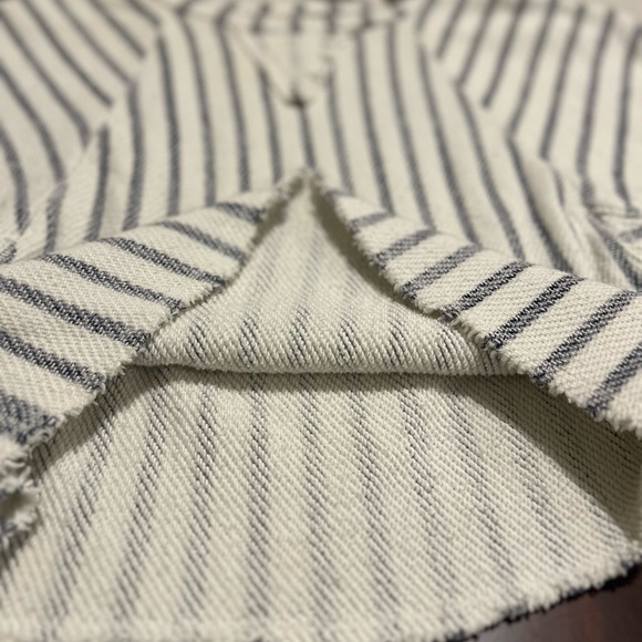 Anthropologie DOLAN Left Coast Striped Crop Top Coastal Chic Nautical Clean - Picture 5 of 10